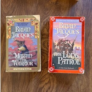Brian Jacques Redwall Book Lot Martin‎ the Warrior The Long Patrol Paperbacks